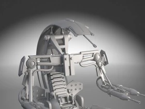 Star Wars Droideka Destroyer Droid 3D Model