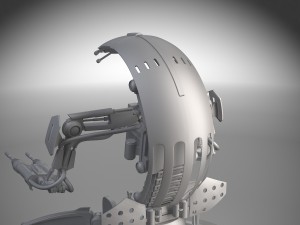 Star Wars Droideka Destroyer Droid Modèle 3D