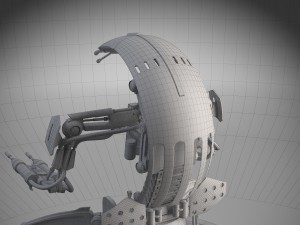 Star Wars Droideka Destroyer Droid Modèle 3D