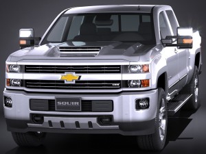 Chevrolet Silverado HD 2017 3D Model