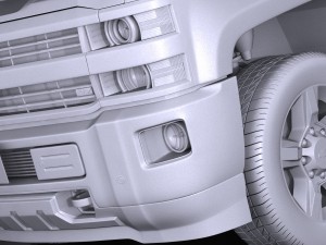 Chevrolet Silverado HD 2017 3D Model
