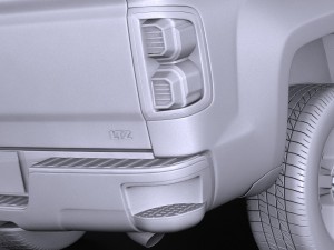 Chevrolet Silverado HD 2017 3D Model