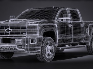 Chevrolet Silverado HD 2017 3D Model