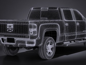 Chevrolet Silverado HD 2017 3D Model