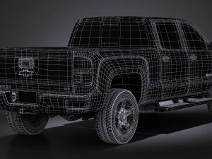 Chevrolet Silverado HD 2017 3D Model