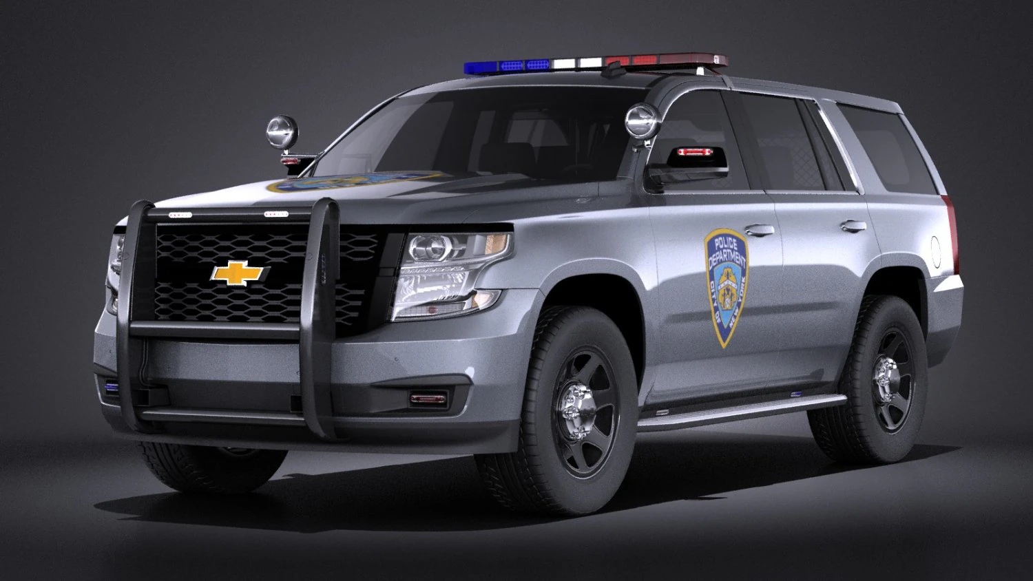 Chevrolet Tahoe PPV 2015 vray 3D Model .c4d .max .obj .3ds .fbx .stl .blend 