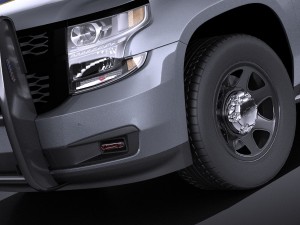 Chevrolet Tahoe PPV 2015 vray Model 3D