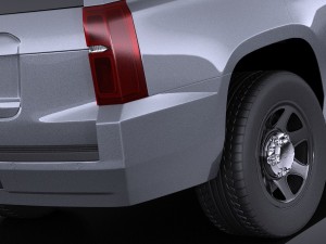 Chevrolet Tahoe PPV 2015 vray Model 3D