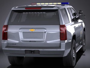 Chevrolet Tahoe PPV 2015 vray 3D Model
