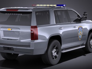 Chevrolet Tahoe PPV 2015 vray Model 3D