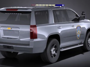Chevrolet Tahoe PPV 2015 vray 3D Model
