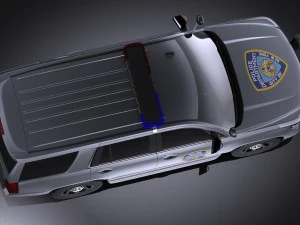 Chevrolet Tahoe PPV 2015 vray 3D Model
