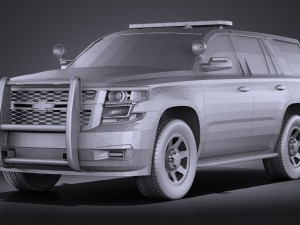 Chevrolet Tahoe PPV 2015 vray Model 3D