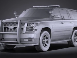 Chevrolet Tahoe PPV 2015 vray 3D Model