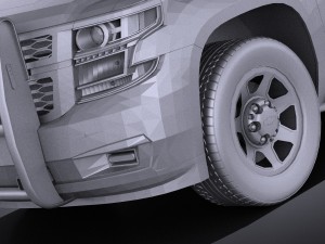Chevrolet Tahoe PPV 2015 vray Model 3D