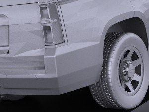 Chevrolet Tahoe PPV 2015 vray Model 3D