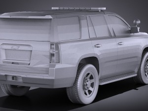 Chevrolet Tahoe PPV 2015 vray Model 3D