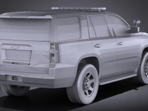 Chevrolet Tahoe PPV 2015 vray 3D Model