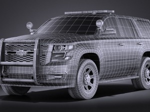 Chevrolet Tahoe PPV 2015 vray Model 3D