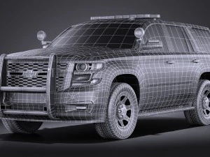 Chevrolet Tahoe PPV 2015 vray 3D Model