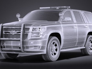Chevrolet Tahoe PPV 2015 vray Model 3D