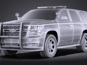 Chevrolet Tahoe PPV 2015 vray 3D Model
