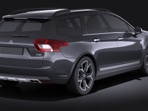 Citroen C5 Crosstourer 2014 Vray 3Dモデル