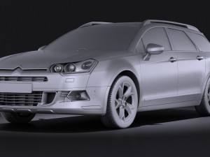 Citroen C5 Crosstourer 2014 Vray 3Dモデル