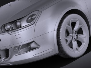 Citroen C5 Crosstourer 2014 Vray 3Dモデル