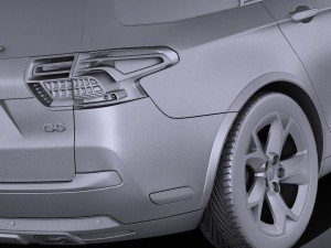 Citroen C5 Crosstourer 2014 Vray 3Dモデル