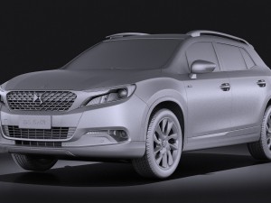 Citroen DS 6WR 2015 vray 3D Model