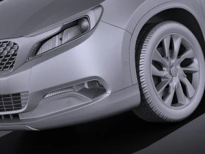 Citroen DS 6WR 2015 vray 3D Model