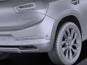 Citroen DS 6WR 2015 vray 3D Model