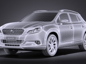 Citroen DS 6WR 2015 vray 3D Model