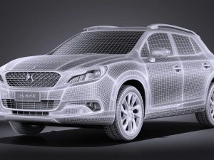 Citroen DS 6WR 2015 vray 3D Model