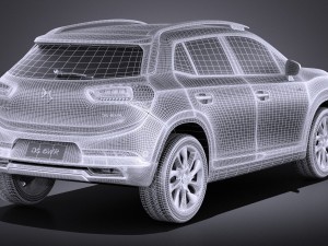Citroen DS 6WR 2015 vray 3D Model