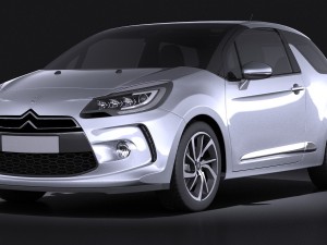 Citroen 3DS 2015 vray 3D Model