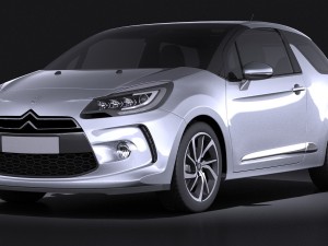 citroen ds3 2015 vray 3D Model