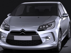 Citroen 3DS 2015 vray 3D 모델