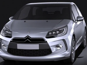 Citroen 3DS 2015 vray 3D Model