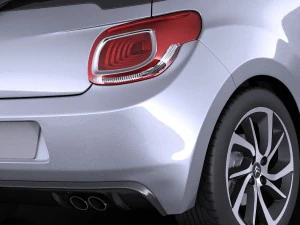 Citroen 3DS 2015 vray 3D Model