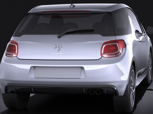 Citroen 3DS 2015 vray 3D 모델