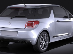 Citroen 3DS 2015 vray 3D 모델