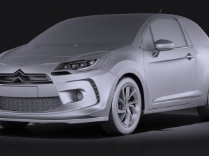 Citroen 3DS 2015 vray 3D 모델