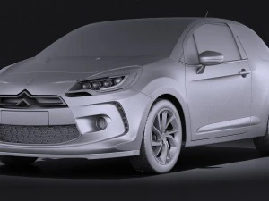 Citroen 3DS 2015 vray 3D Model