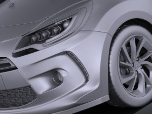 Citroen 3DS 2015 vray 3D 모델
