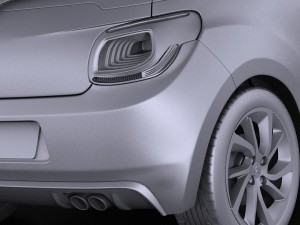 Citroen 3DS 2015 vray 3D 모델