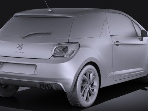 Citroen 3DS 2015 vray 3D 모델