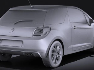 Citroen 3DS 2015 vray 3D Model