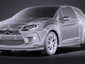 Citroen 3DS 2015 vray 3D 모델